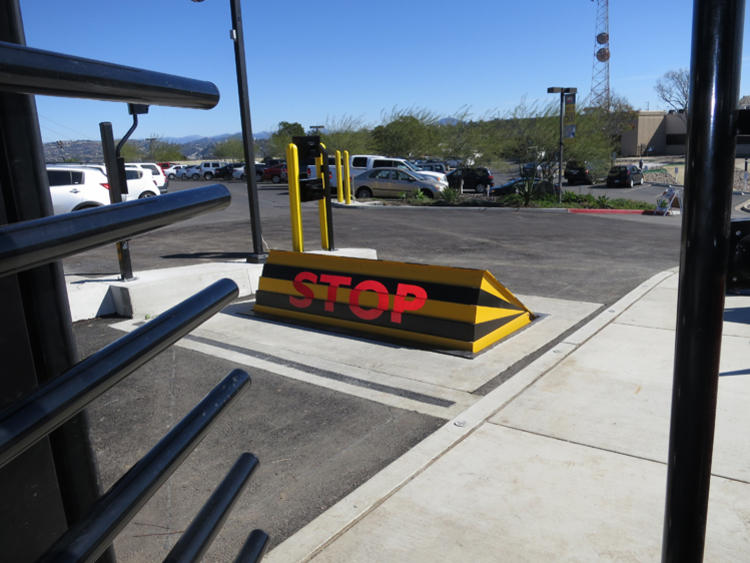 Front face of – CSG 10506 with stop sign